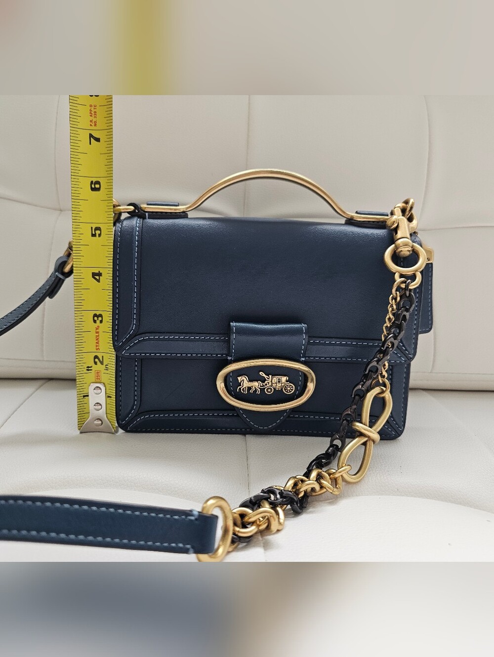 Authentic Coach Parker Top Handle Crossbody - Picture 13 of 15